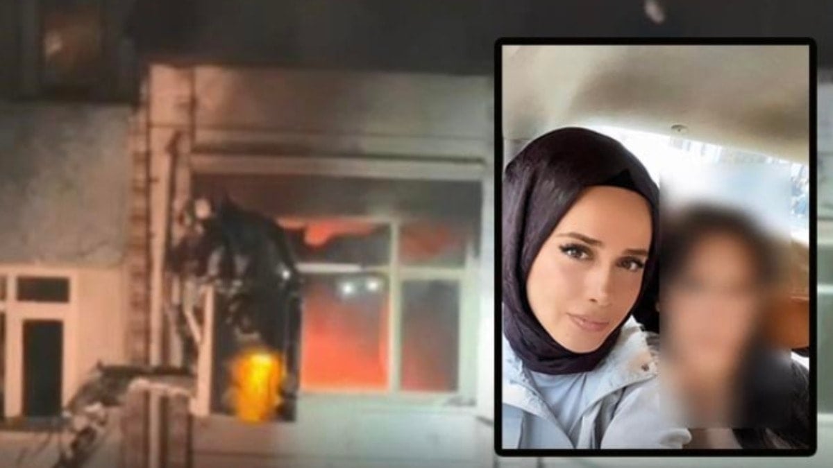 İstanbul'un göbeğinde korkunç cinayet! Eşini öldürüp evi ateşe verdi