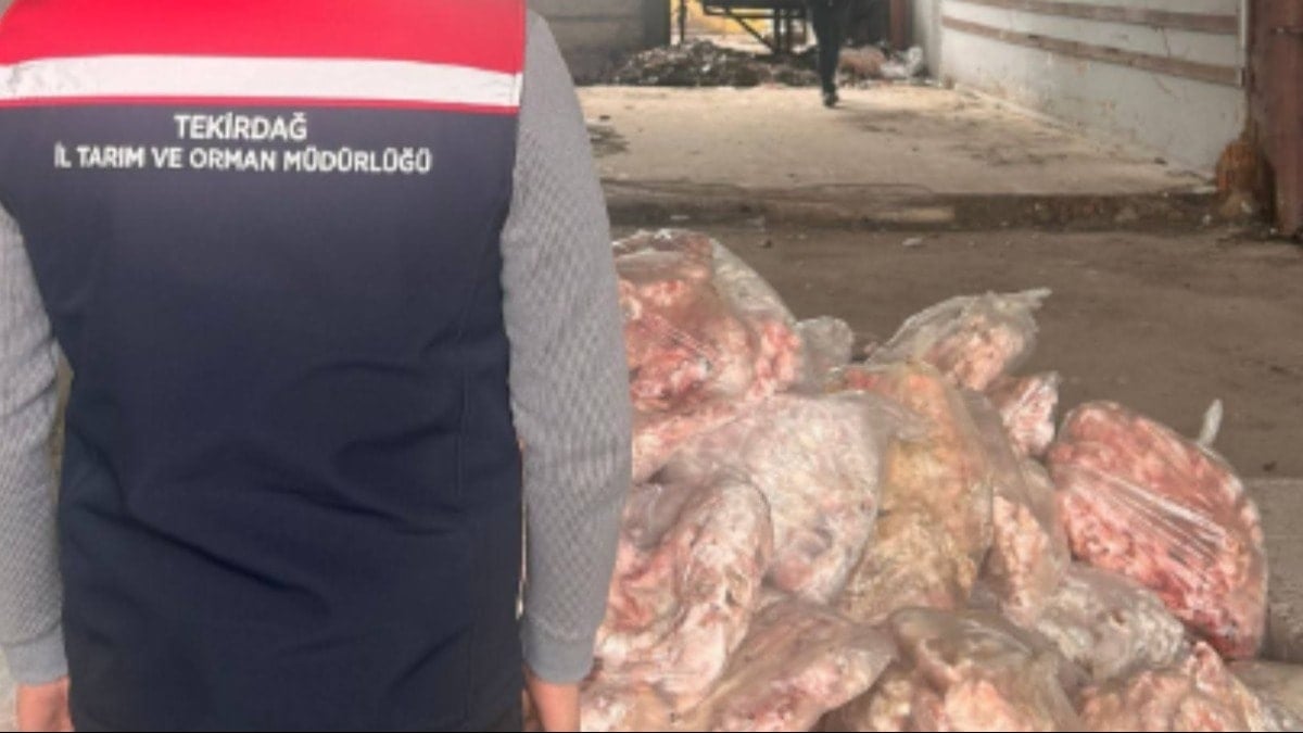 Ne etiket var ne ambalaj! Kilolarca et yakalandı imha edildi