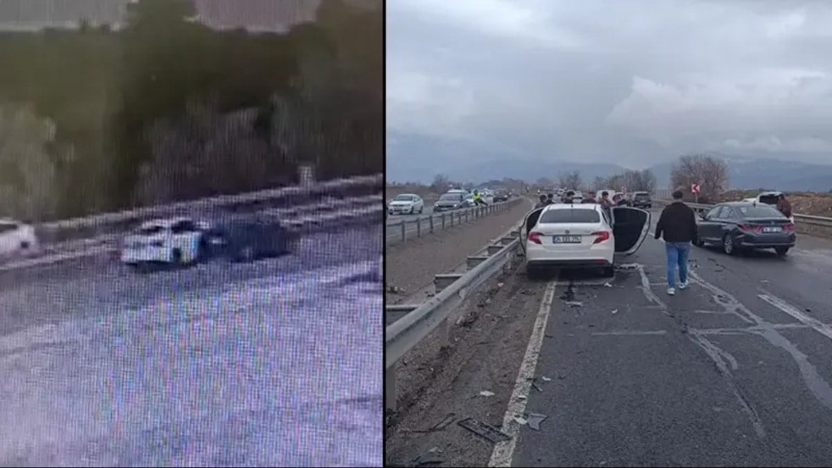 El freni çekilmeyen otomobil faciaya neden oldu