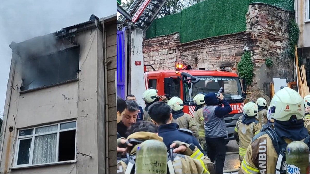 İstanbul'da yangın paniği! Mahsur kaldılar