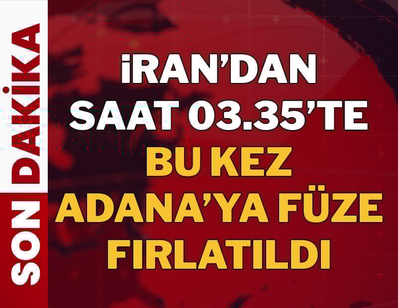 Son dakika: İran'dan ateşlenen üçüncü füze havada imha edildi