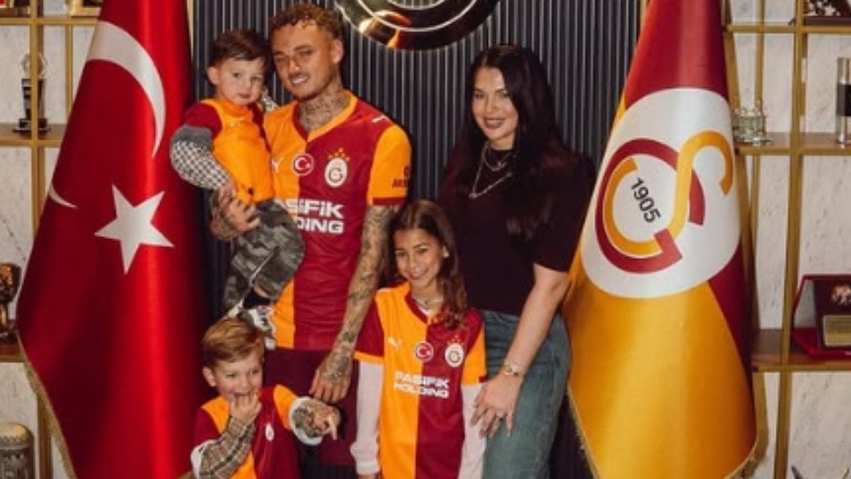 Galatasaray'ın yıldızı Noa Lang çocuklarını açıkladı: “İki oğlum bir kızım var”