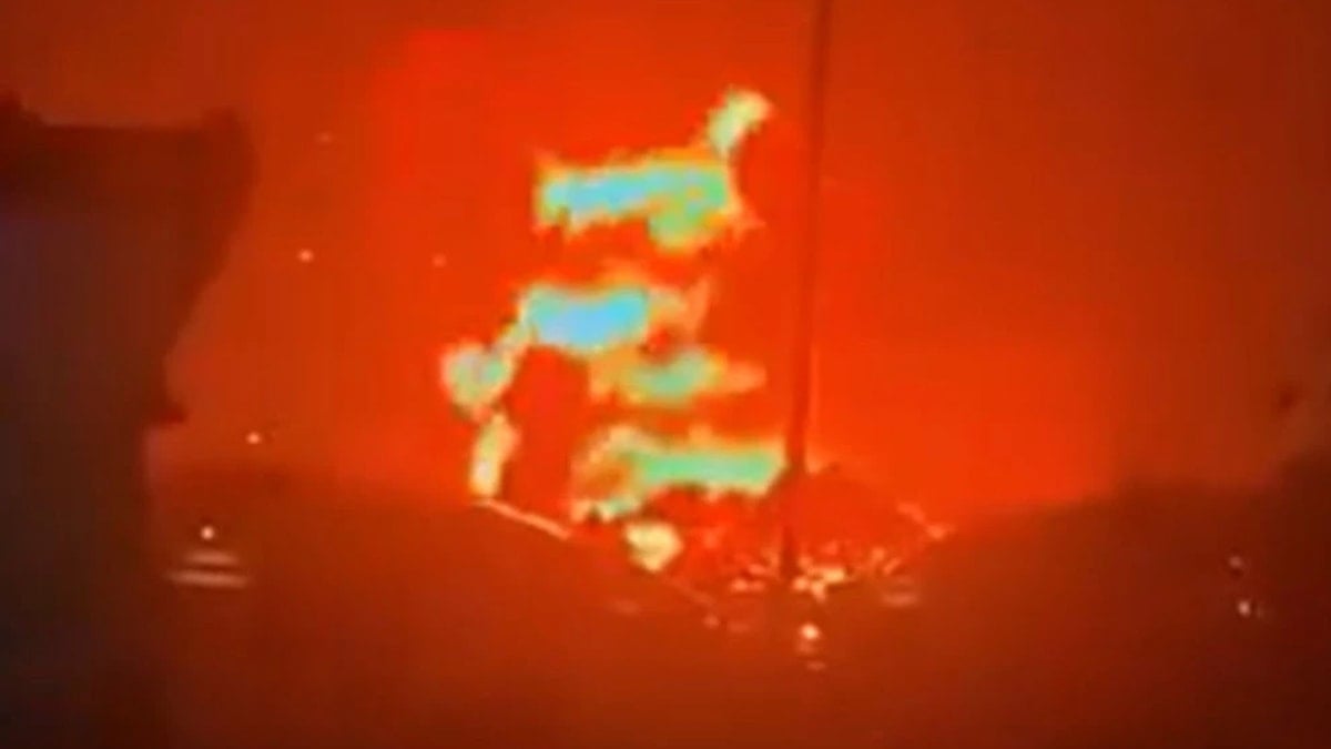 Erbil’deki petrol rafinerisine İHA saldırısı: Alev alev yanıyor