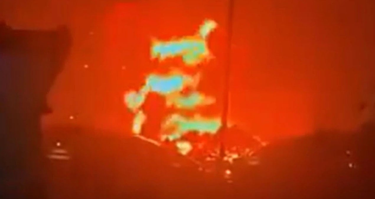 Erbil’deki petrol rafinerisine İHA saldırısı: Alev alev yanıyor