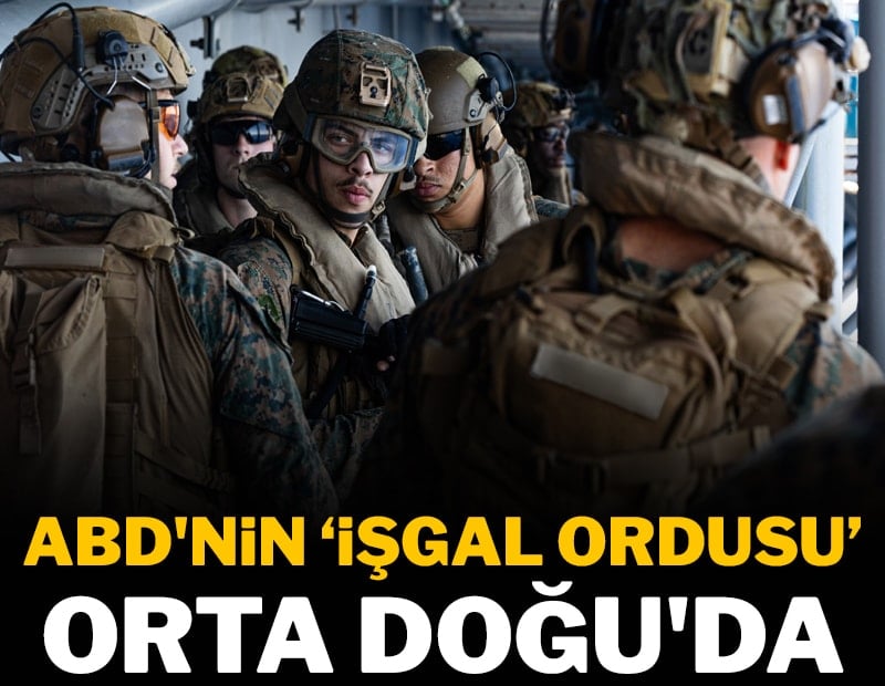 Binlerce ABD deniz piyadesi Orta Doğu'da