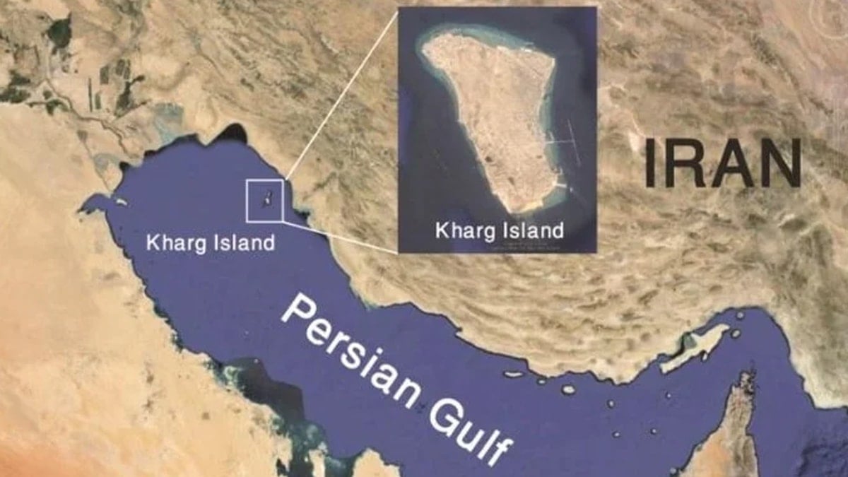 ABD İran'ın kalbi Hark Adası'nı vurdu