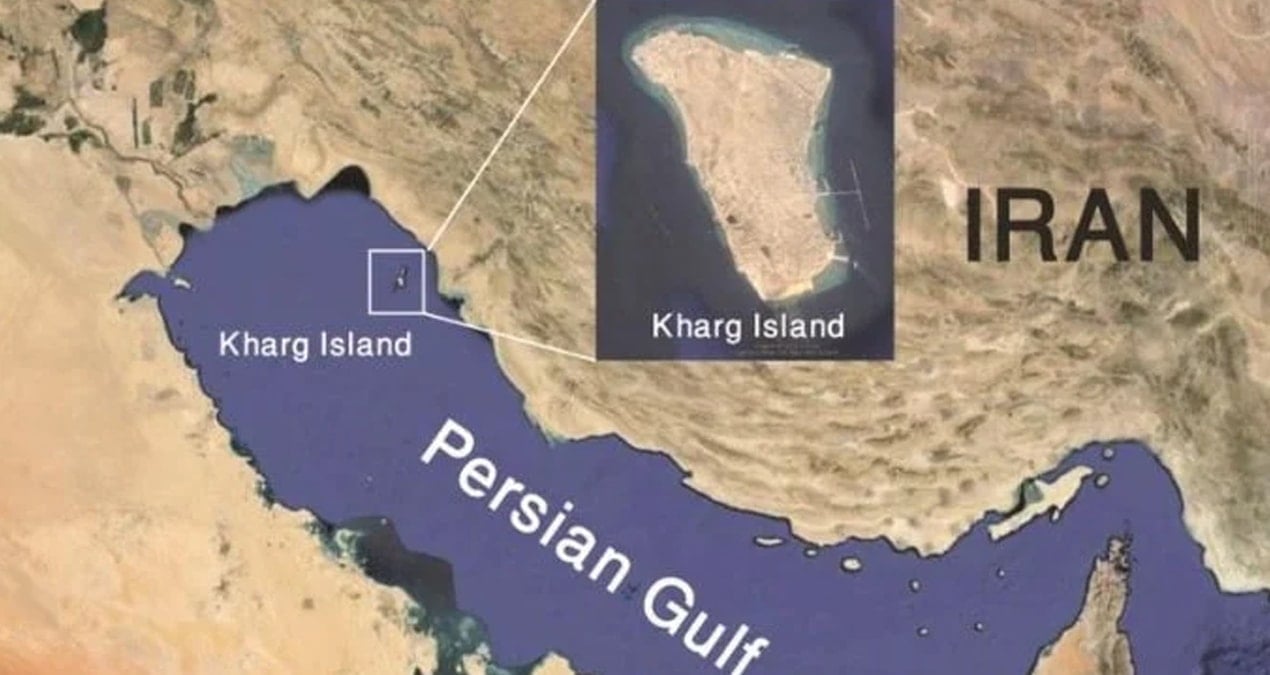 ABD İran'ın kalbi Hark Adası'nı vurdu