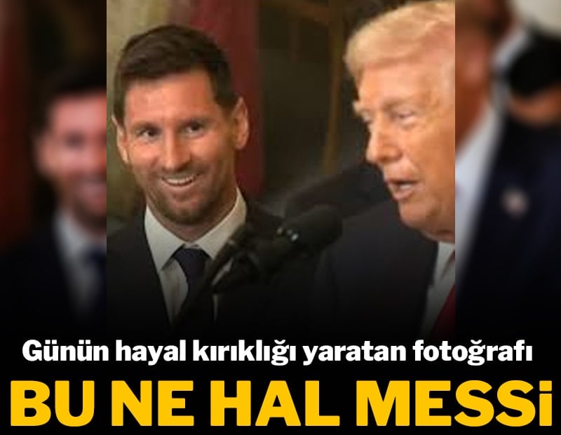 Günün hayal kırıklığı yaratan fotoğrafı: Bu ne hal Messi