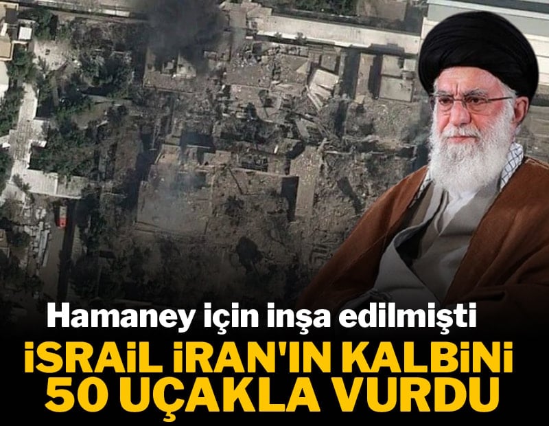 İsrail İran'ın kalbini 50 uçakla vurdu