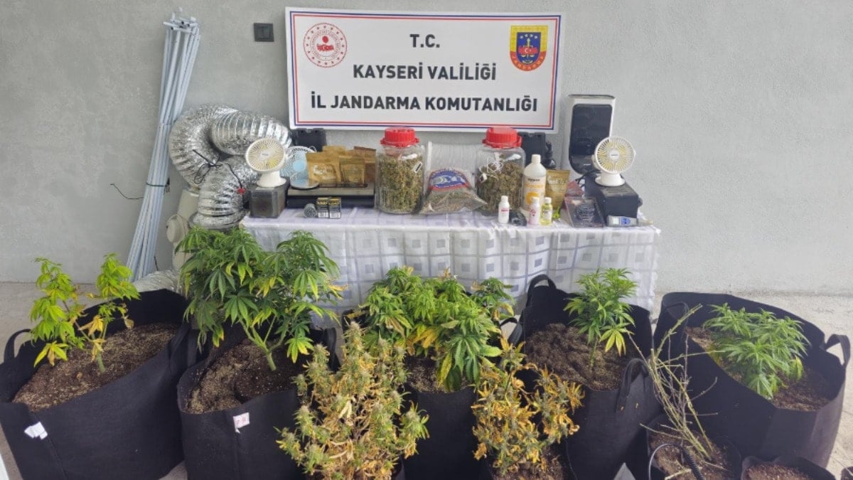 Kayseri'de 2,5 kilo uyuşturucu ele geçirildi: 1 gözaltı