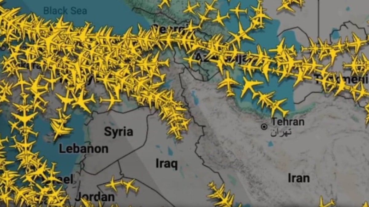 İran hava sahasını kapatınca uçaklar, Türkiye için kuyruğa girdi