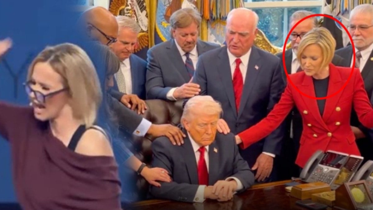 Bu fotoğraf tarihe geçecek: Oval Ofis'teki o kadın bakın kim çıktı