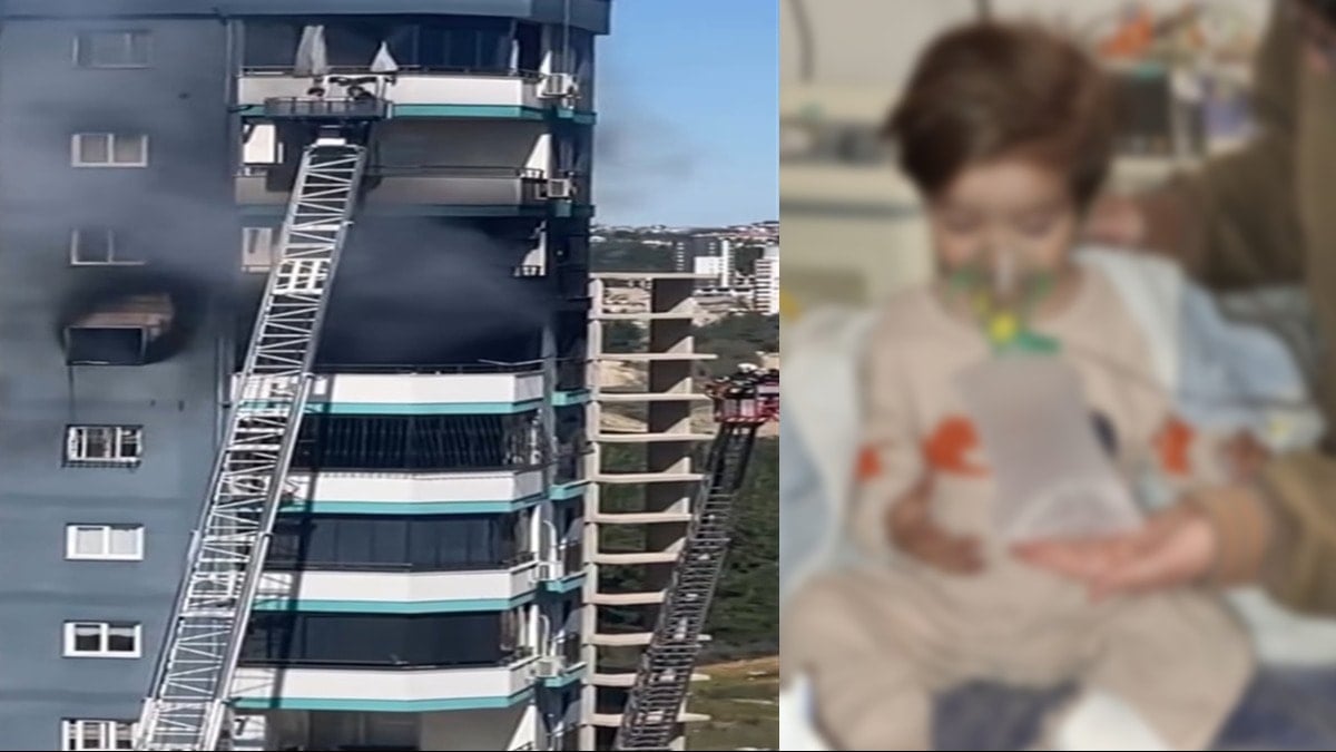 Baba ile bebeğinin kurtarıldığı yangını, komşuları çıkarmış: Canım sıkıldı yaktım