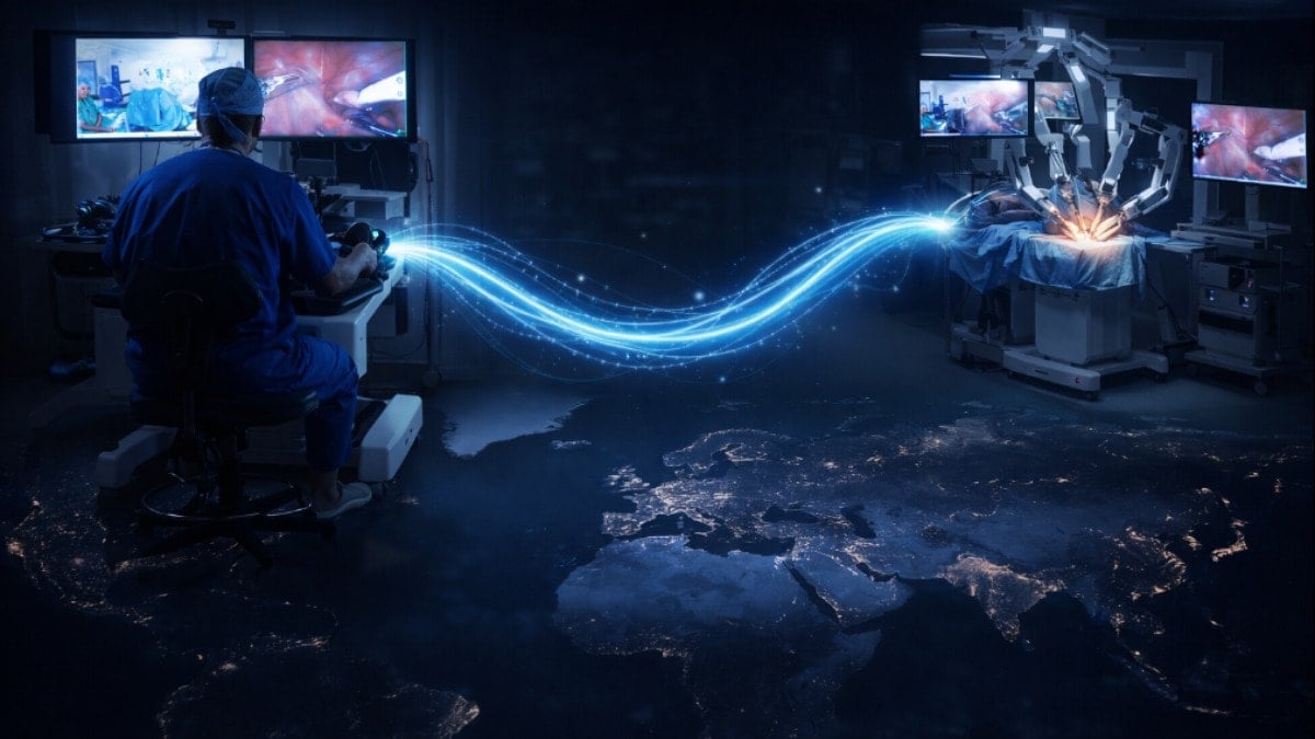 Hastayı 2 bin 400 kilometre uzaktan ameliyat ettiler