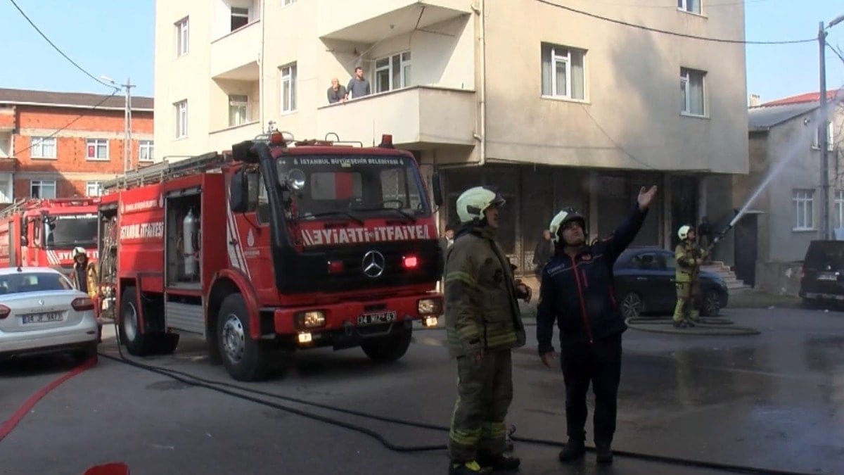 Ataşehir'de yangın paniği! Gerçek sonradan ortaya çıktı gözaltına alındı