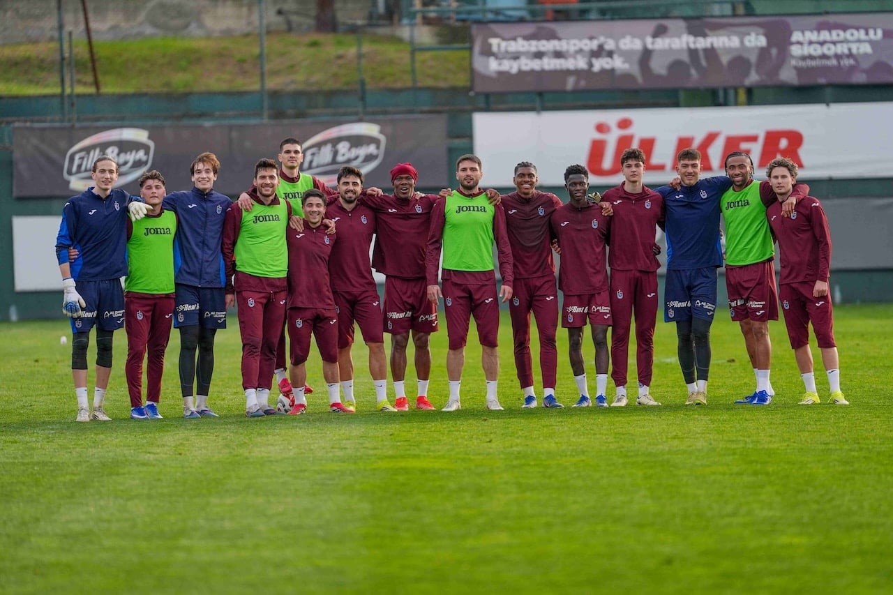 Trabzonspor, Galatasaray maçının hazırlıklarını sürdürdü
