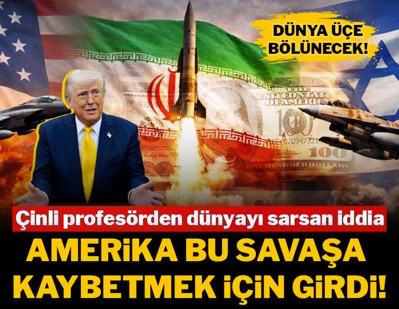 Dünyayı sarsan iddia: ABD bu savaşa kazanmak için değil, kaybetmek için girdi!
