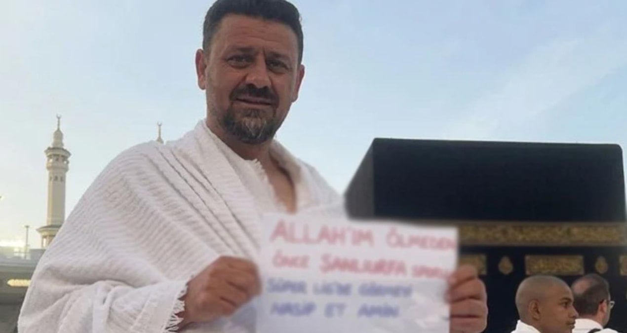 Kabe'yi ziyaret eden eski sporcu bakın ne dua etti