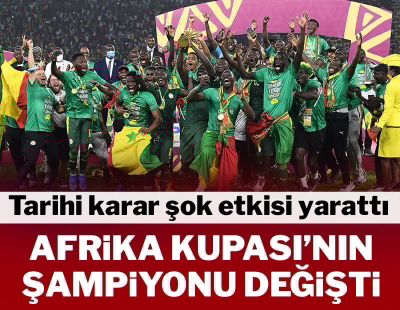 Afrika Kupası'nın şampiyonu değişti