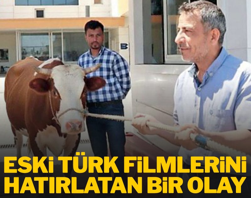 Eski Türk filmlerini hatırlatan bir olay