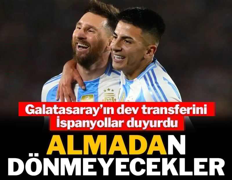 Galatasaray Arjantinli yıldızı gözüne kestirdi: 'Almada'n dönmeyecekler
