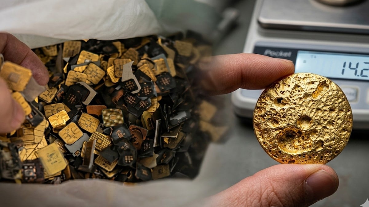 SIM kartlardan 191 gram altın çıkardı 