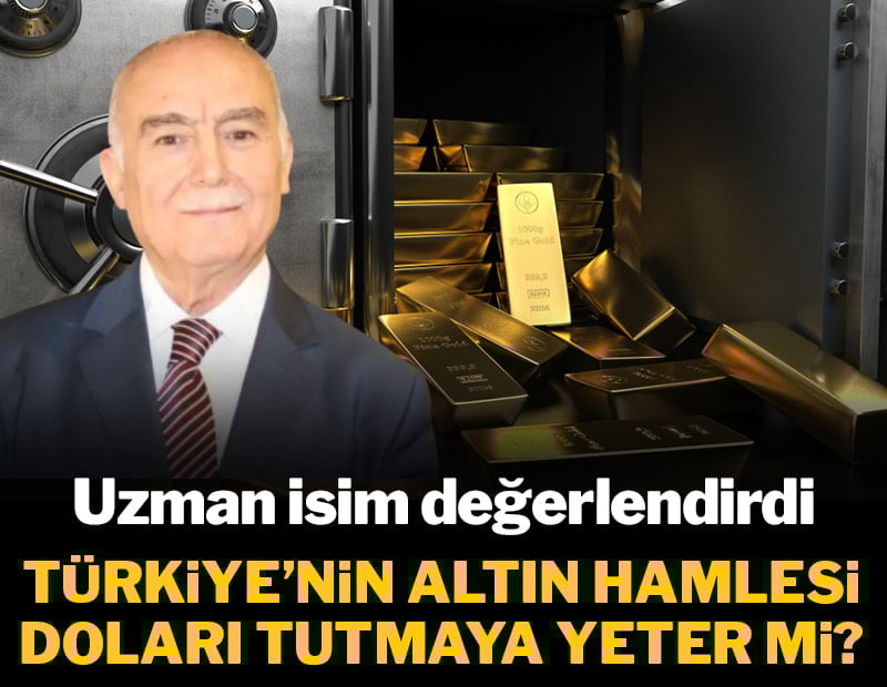 Türkiye'nin altın hamlesi doları tutmaya yeter mi? Uzman isim değerlendirdi