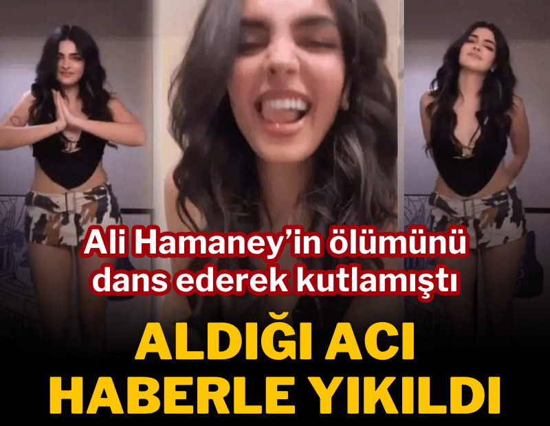Hamaney'in ölümünü dans ederek kutlamıştı, aldığı haberle yıkıldı