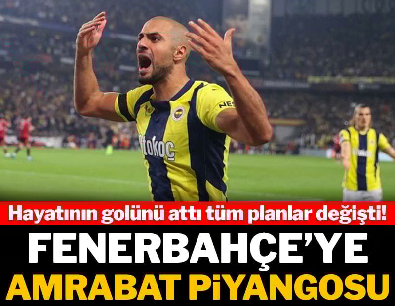 Hayatının golünü attı tüm planlar değişti: Fenerbahçe'ye Amrabat piyangosu