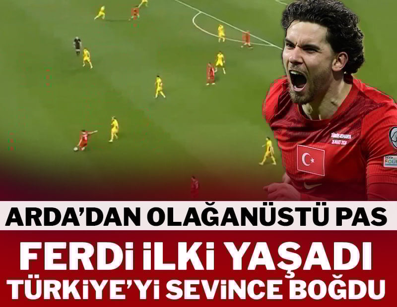 Arda müthiş pas verdi, Ferdi Kadıoğlu ilki yaşadı