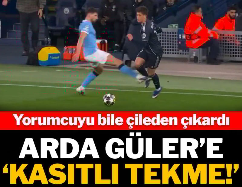 Arda Güler'e yapılan sert faul yorumcuyu bile çileden çıkardı: 'Kasıtlı vuruyor bir de kalk diyor!'