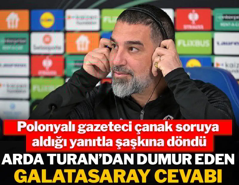 Arda Turan'dan gazeteciye beklenmedik Galatasaray cevabı