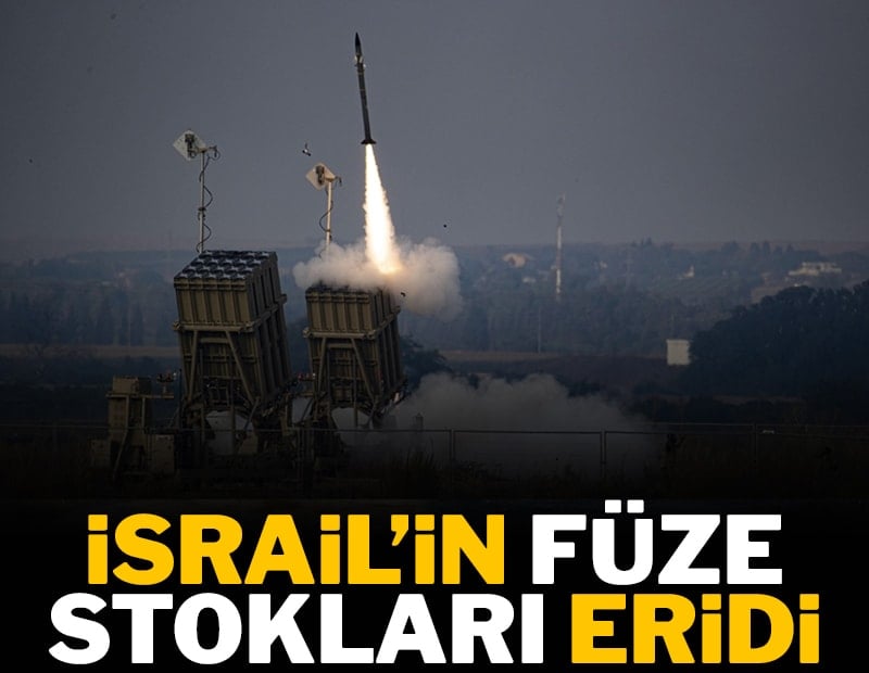 İsrail’in füze stokları eridi