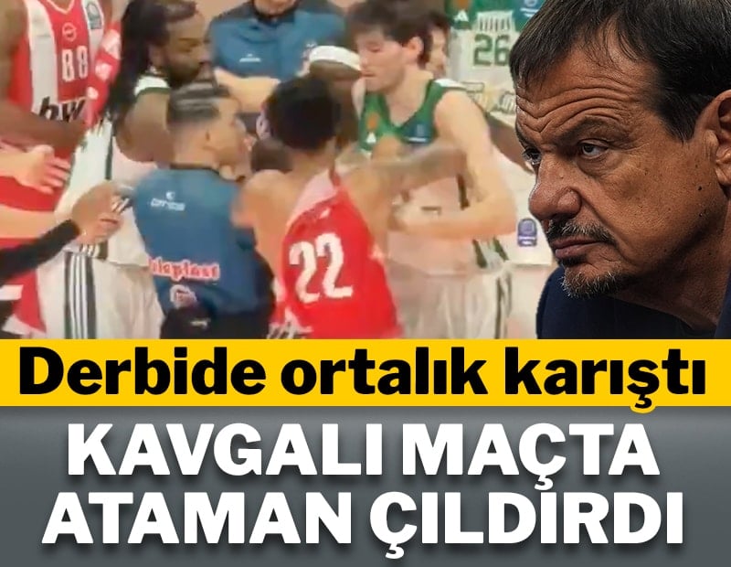 Derbide ortalık karıştı! Ataman çıldırdı
