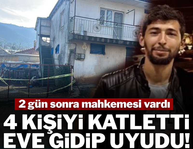 Gece yarısı silahla geldi, 4 kişiyi katletti! 13 yaşındaki çocuğa da acımadı
