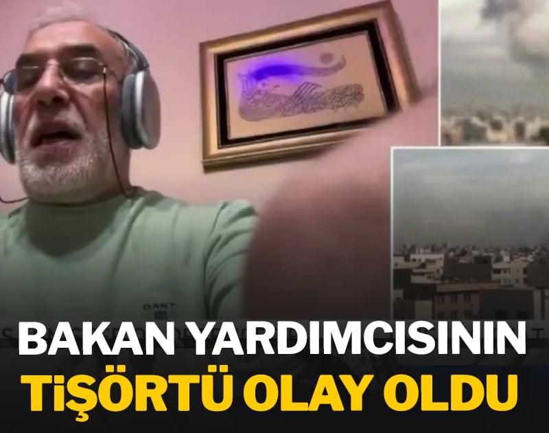 Bakan yardımcısının tişörtü olay oldu