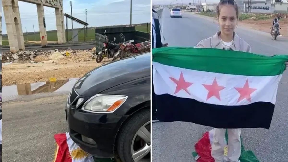 Suriye’nin Aynularap ve Haseke bölgelerinde "bayrak" gerilimi