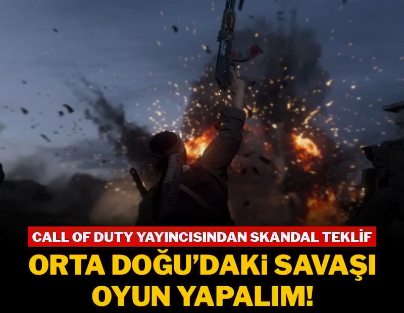 Call of Duty yayıncısından skandal teklif: Savaşı oyun yapalım