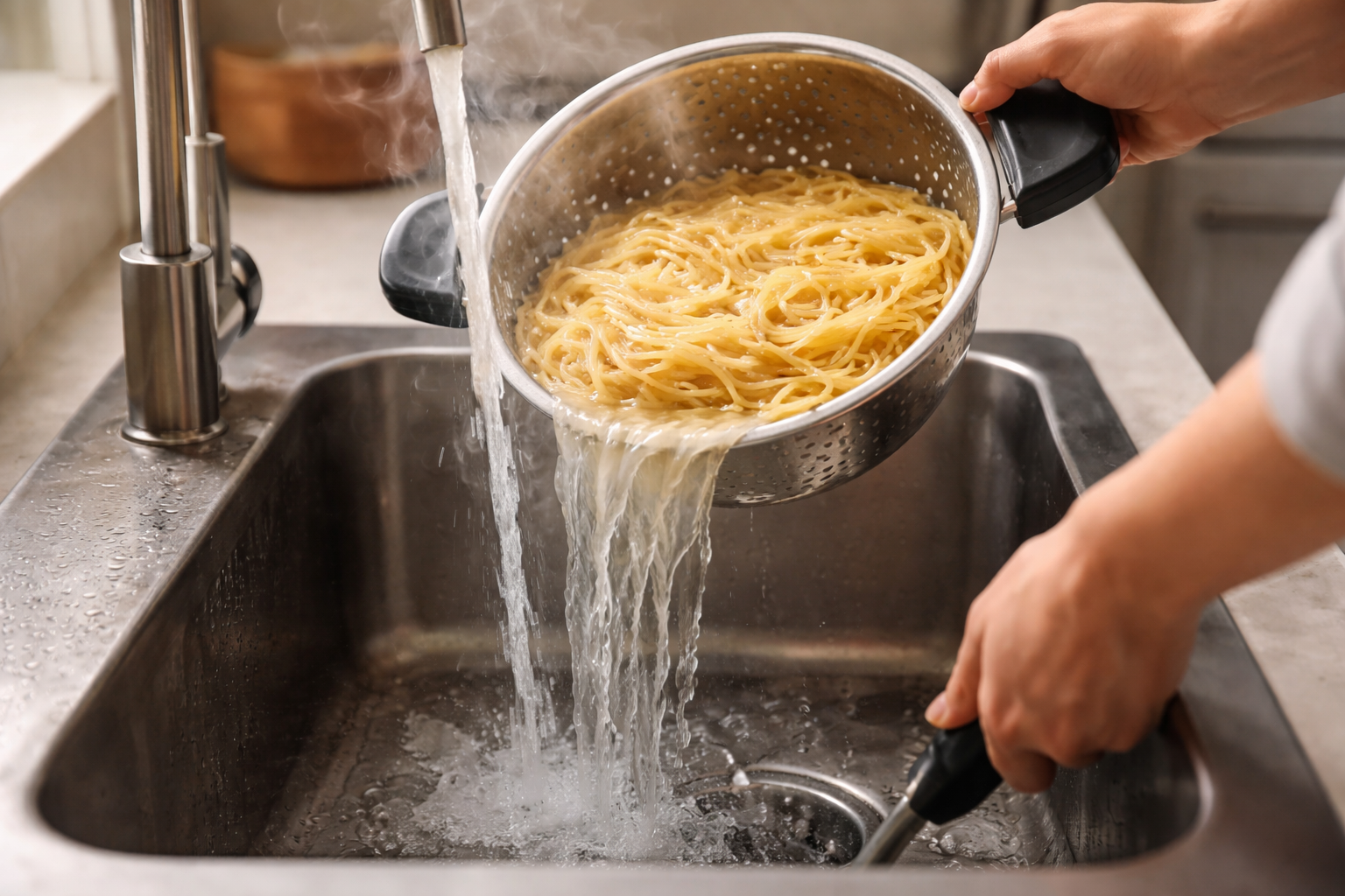 Lavaboya kaynar su dökmeyin