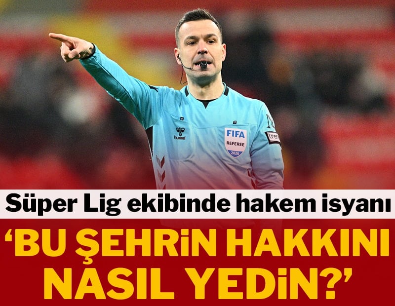 Trabzonspor maçının ardından Kayserispor'da hakem isyanı