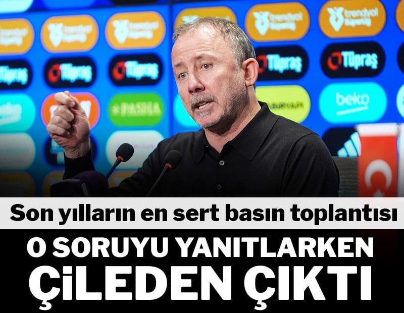 Sergen Yalçın o soruyu yanıtlarken çileden çıktı