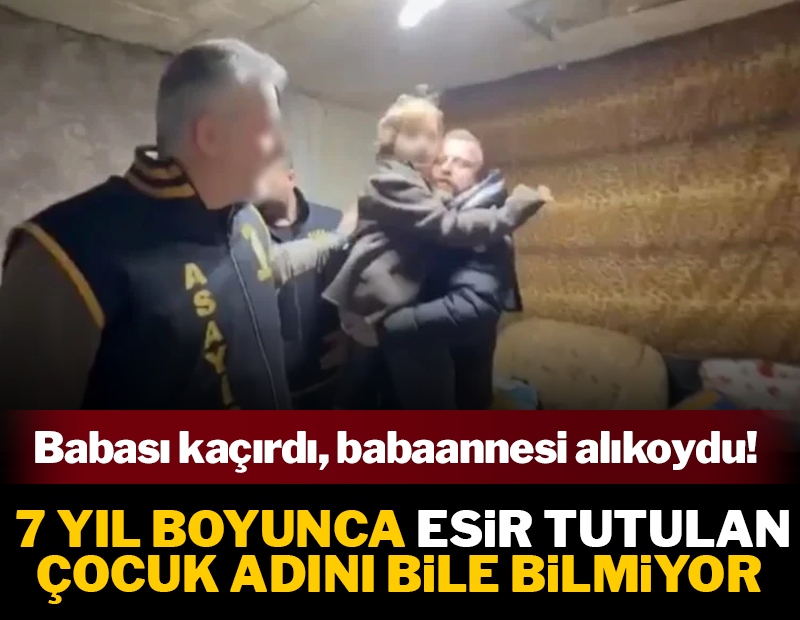 7 yıl esir tutulan küçük çocuk adını bile bilmiyormuş!