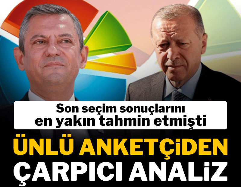 Ünlü anketçiden çarpıcı analiz: Muhalefetin gerçek oyu anketlere yansımıyor