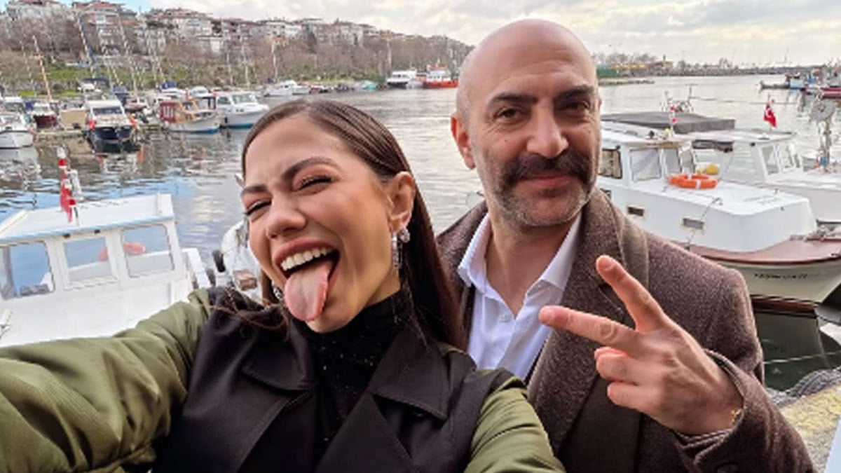 Demet Özdemir'in setten paylaştığı fotoğraf dikkat çekti