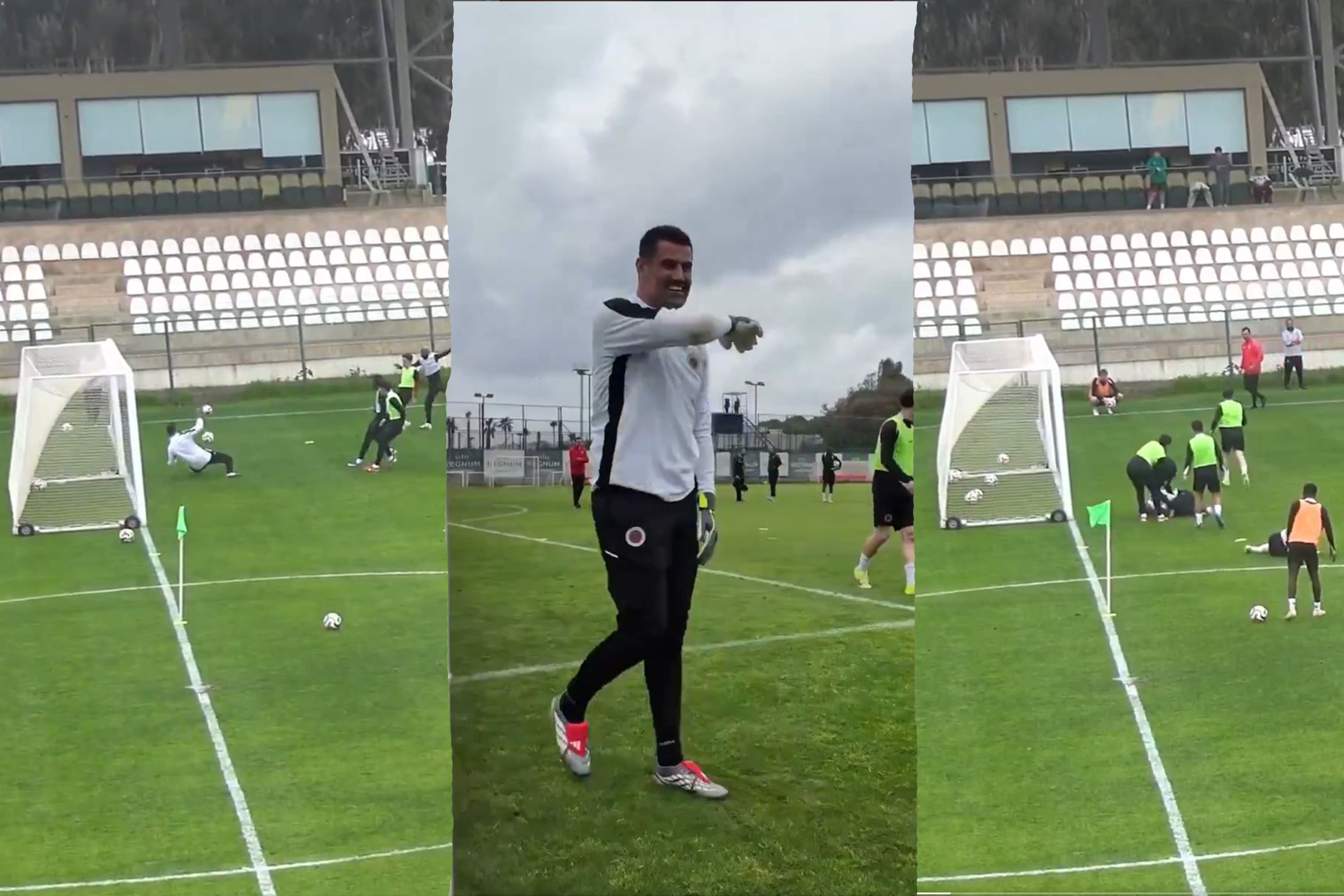 Volkan Demirel yıllar sonra eldivenleri giydi! İzleyenleri şaşkına çevirdi