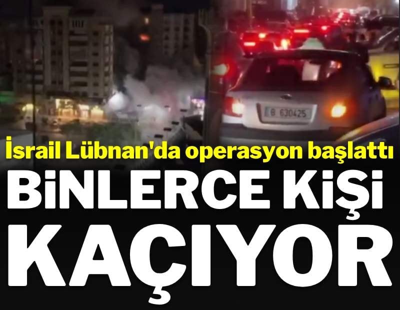 İsrail harekete geçti, Beyrut'dan kaçışlar başladı