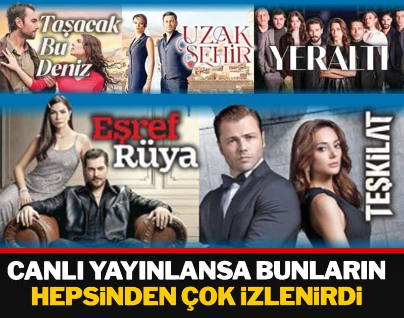 Canlı yayınlansa bunların hepsinden çok izlenirdi