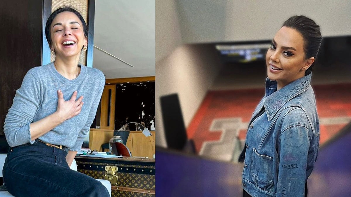 Yok böyle benzerlik: İspanyol sanatçıyı görenler Ebru Gündeş'in ikizi sanıyor!