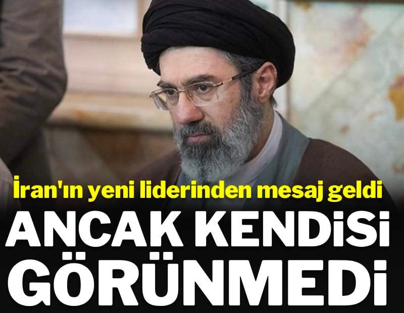 İran'ın yeni lideri ilk kez konuştu