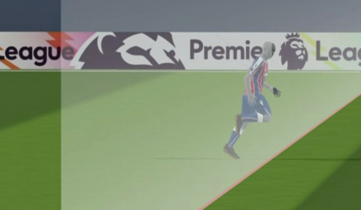 Burnu ofsaytta olduğu için golü iptal edildi